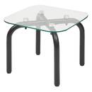 "Hecate" Nesting Tables Silver, 50x50 cm Silver