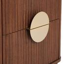 Bedside Table "Wany" Brown, 45x40 cm Brown