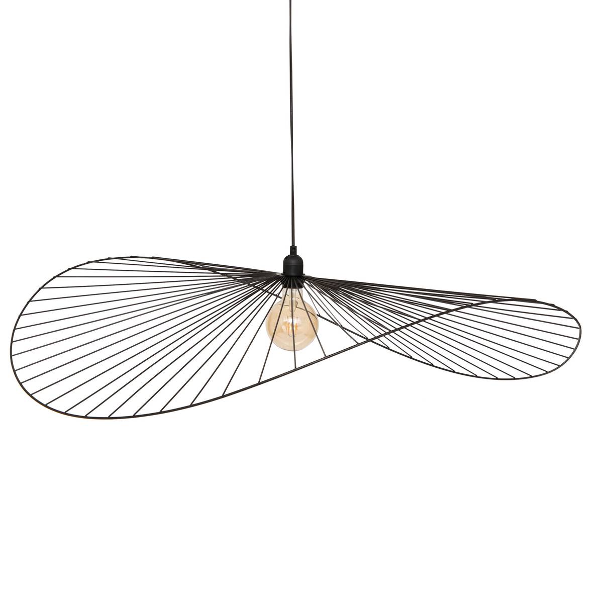Pendant Light "Adelia" Black, h.105 cm Black