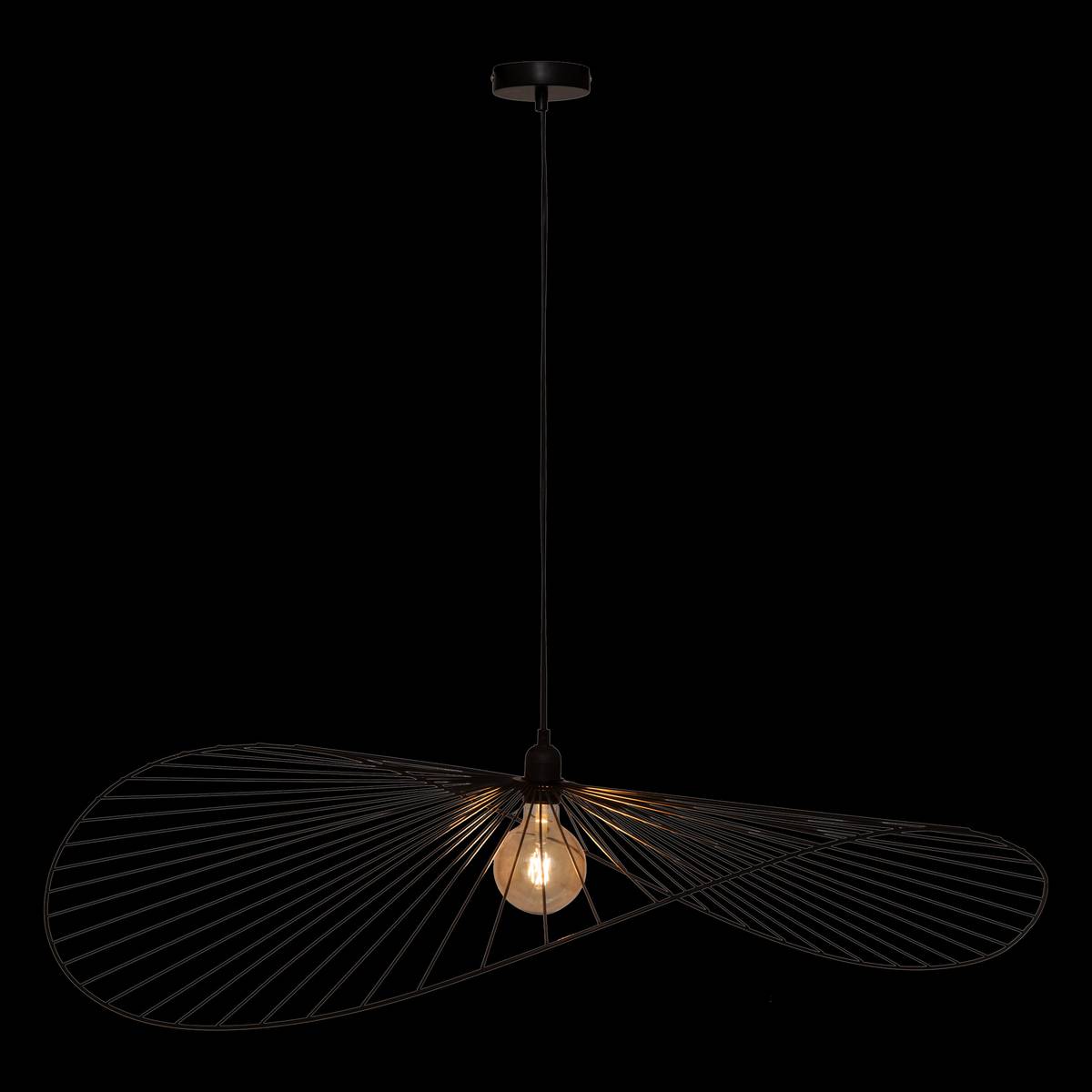 Pendant Light "Adelia" Black, h.105 cm Black