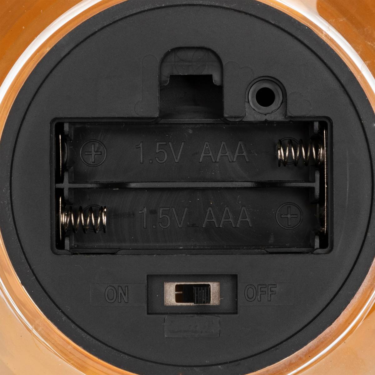 LED Lamp Battery "Cara" H.19 cm Grey