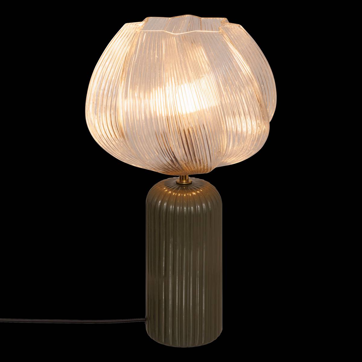 Table Lamp Sector "Phylas" Khaki Green, H.45.5 cm Green
