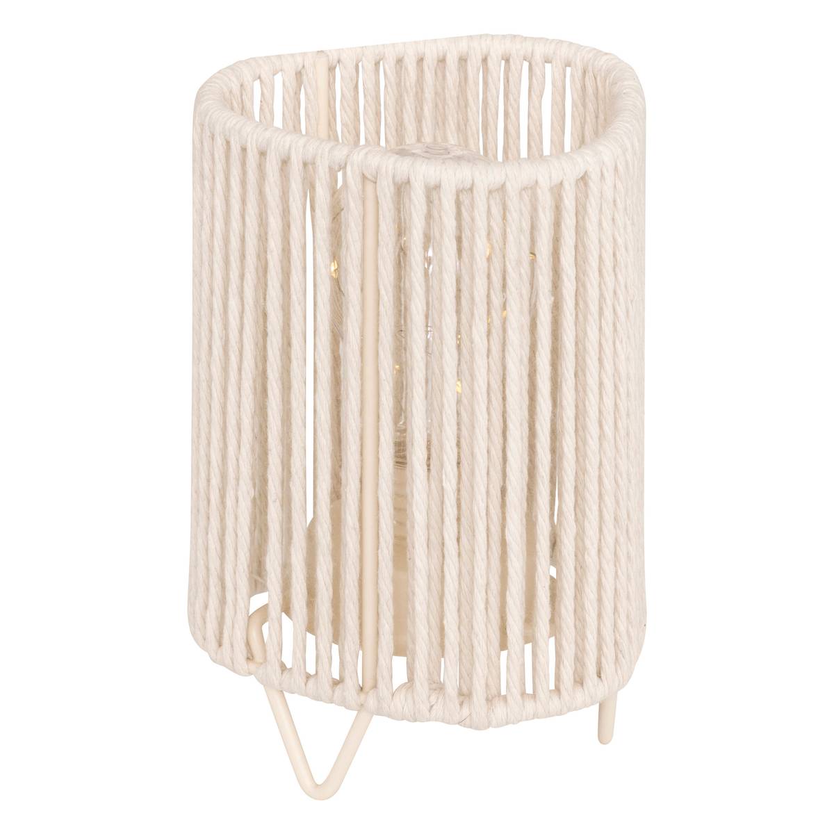 LED Lamp Battery "Oda" White, H.17 cm Model A