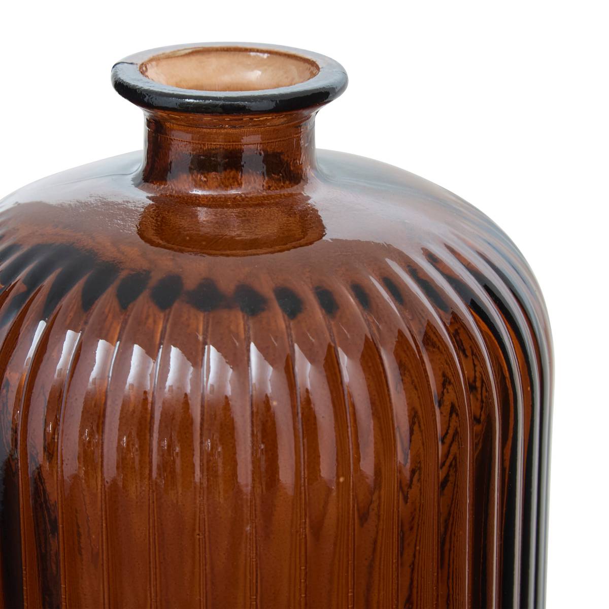 Vase "Luz" Amber, H.23 cm Amber