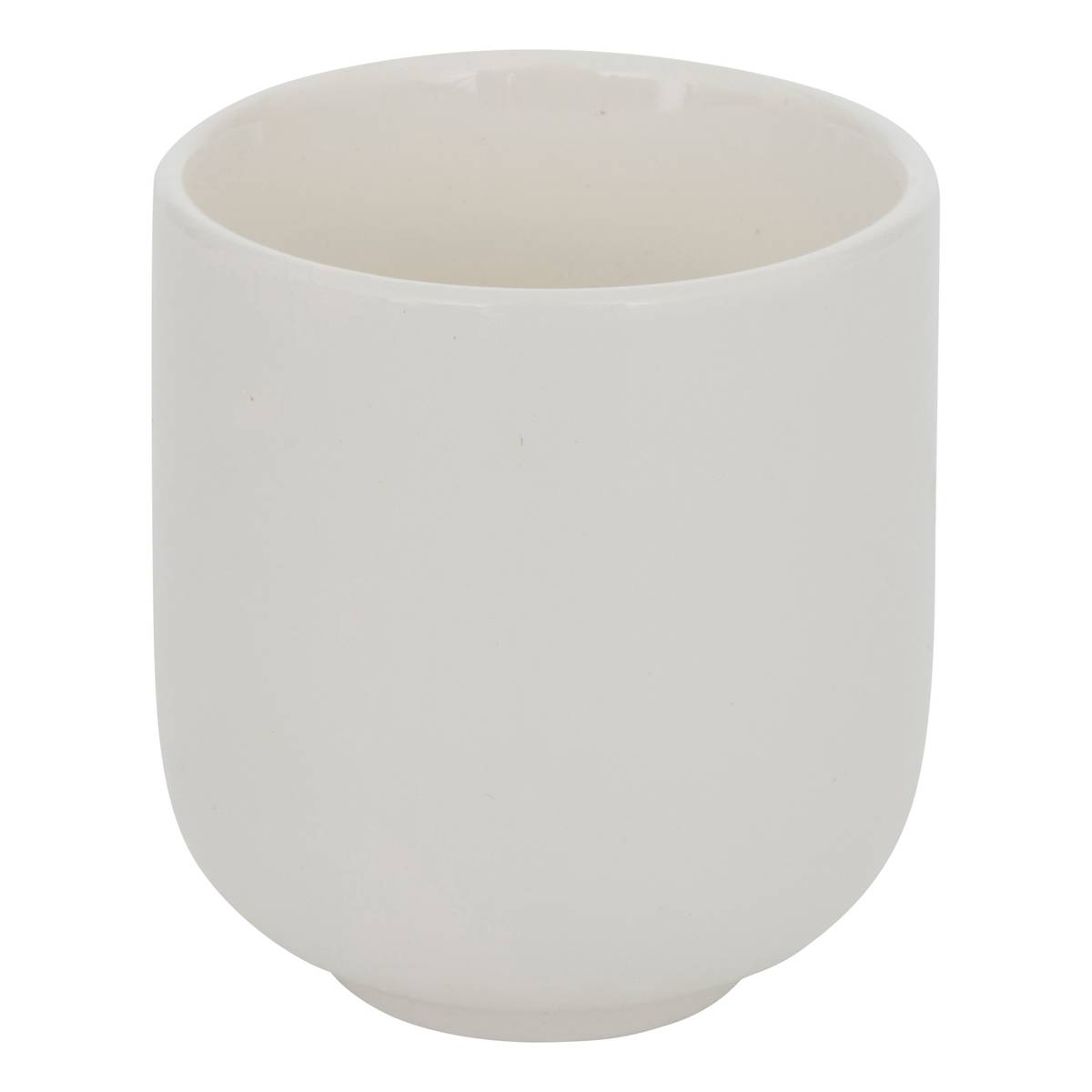 Set of 4 "Elegance" cups New Bone China (Porcelain), 100 ml, White White