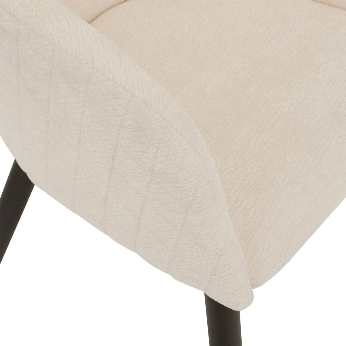Armchair "Marlo" Ivory Ivory