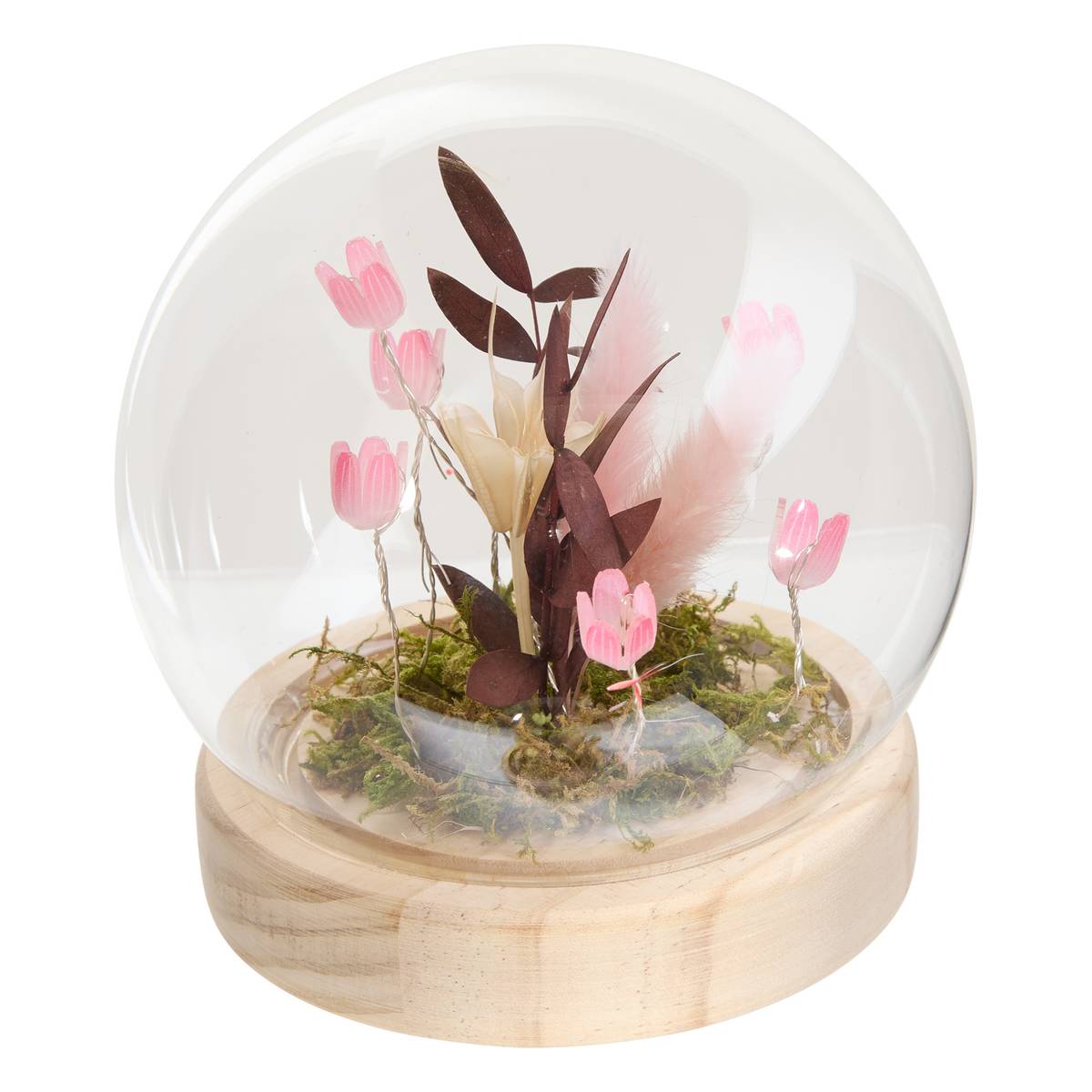 Floral Arrangement "Stila" H.12.1 cm Pink