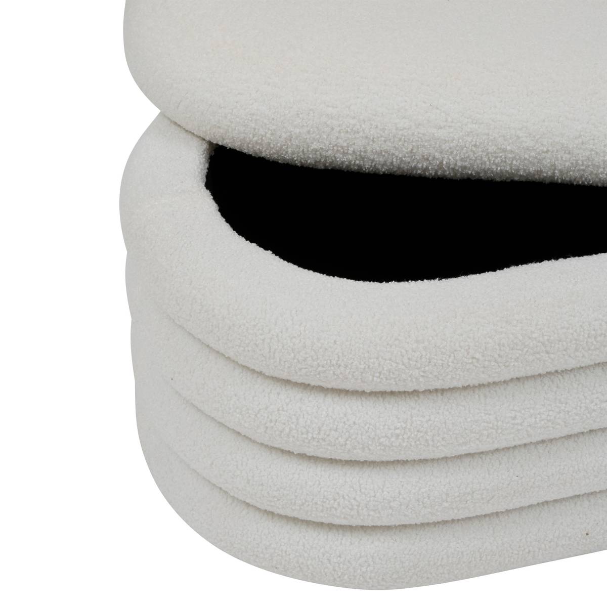 Storage Bench "Giulia" White, 110x46 cm White