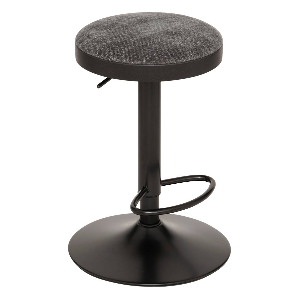 Set of 2 "Ilsa" stools Dark Grey, 41.5x41.5 cm Grey