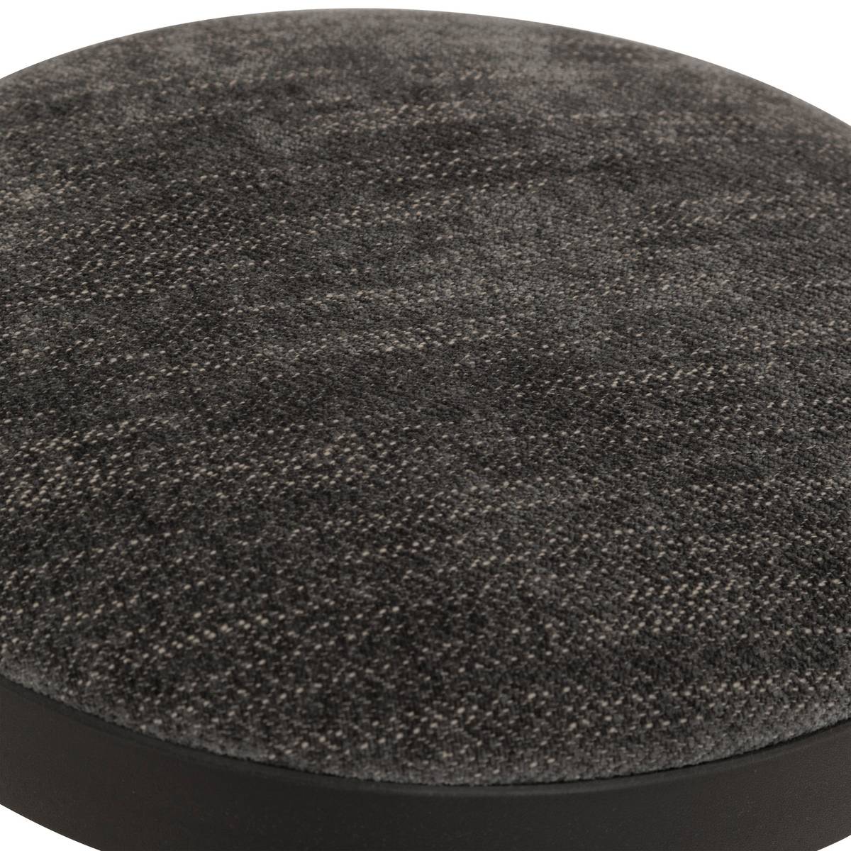 Set of 2 "Ilsa" stools Dark Grey, 41.5x41.5 cm Grey