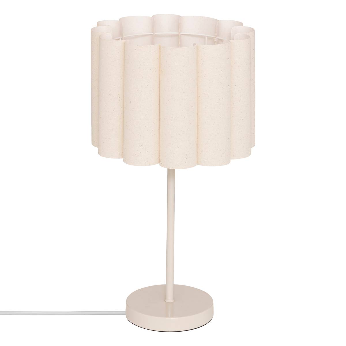 Table Lamp "Rona" Beige, H.49 cm Beige