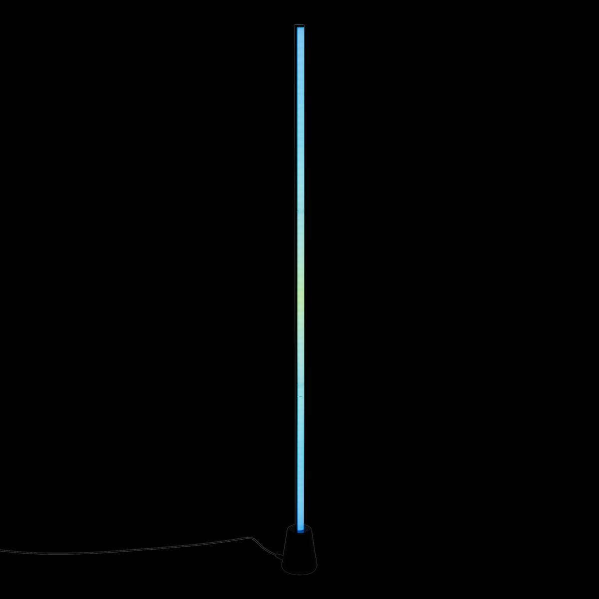 Neon Tube Sector "Oge" Black, H.135.5 cm Black