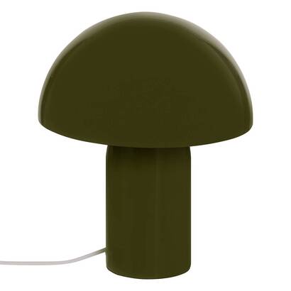 Mushroom lamp "lito" dark green, h.24.5 cm