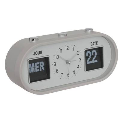 Alarm clock "edouard" cream, 20x9.5 cm