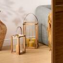 Set of 2 Lanterns "Lony" 26x25 cm Transparent