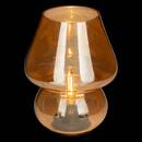 LED Lamp Battery "Cara" H.19 cm Grey