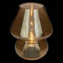 LED Lamp Battery "Cara" H.19 cm Grey