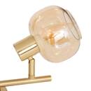 Wall/Ceiling Light "Pilia" Amber, 28x11 cm Red