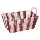 Set of 3 crates "Cherie" Garnet Red, 37x18 cm Red