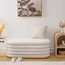 Storage Bench "Giulia" White, 110x46 cm White