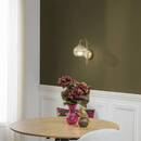 Wall lamp "Krys" Gold, 23x15 cm Red