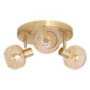 Ceiling Light "Pilia" Amber, 25x16 cm Red