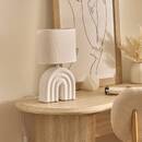 Table Lamp "Gabin" White, H.32 cm White