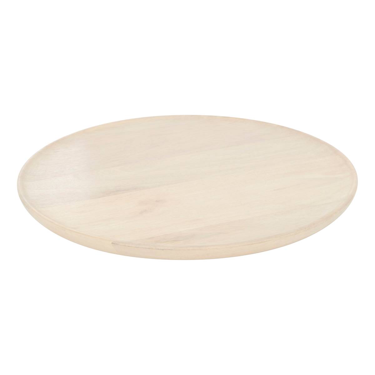 Serving platter "Mango Tree" Mango wood, D.30 cm, Beige Beige