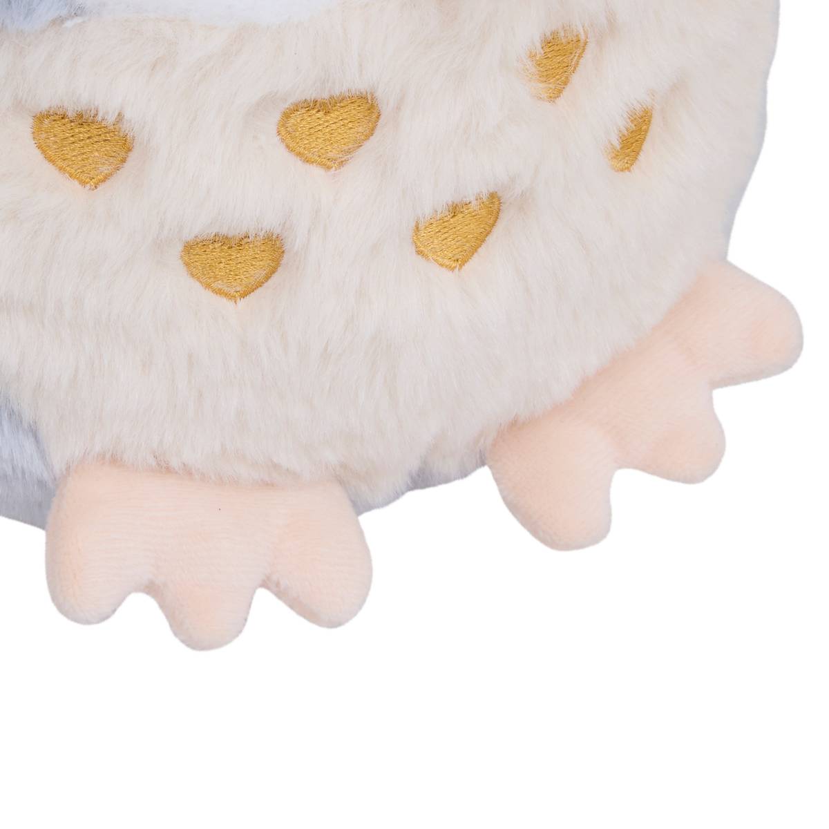 Children's Plush Owl "Frost" H.20 cm, Multicolor Blue