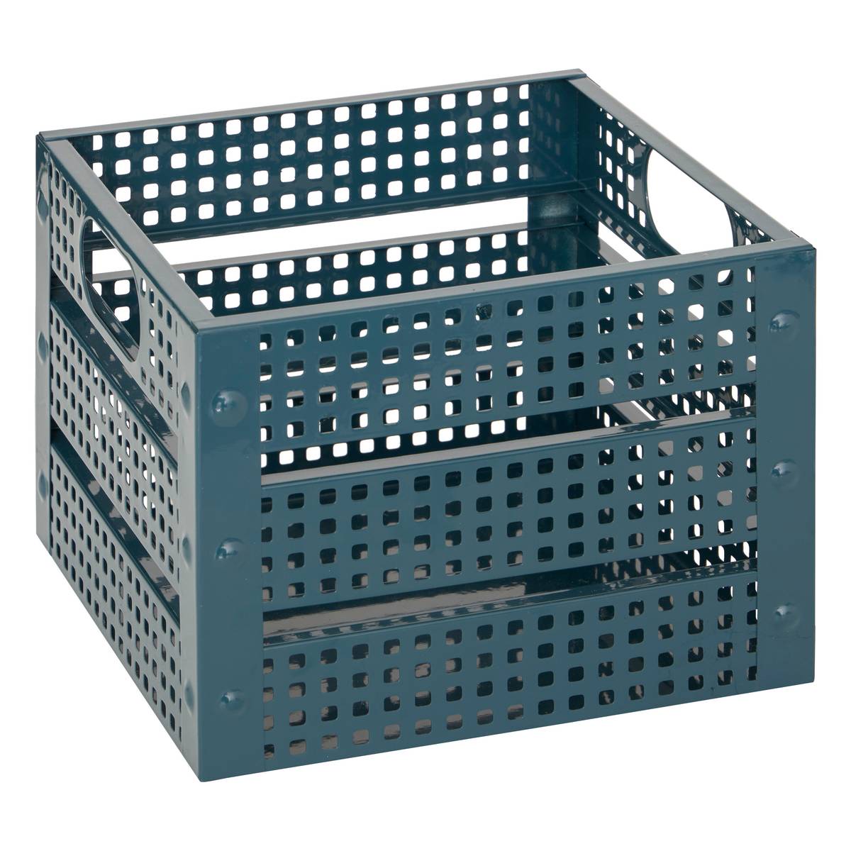Set of 4 "Azae" boxes 35x30 cm Blue