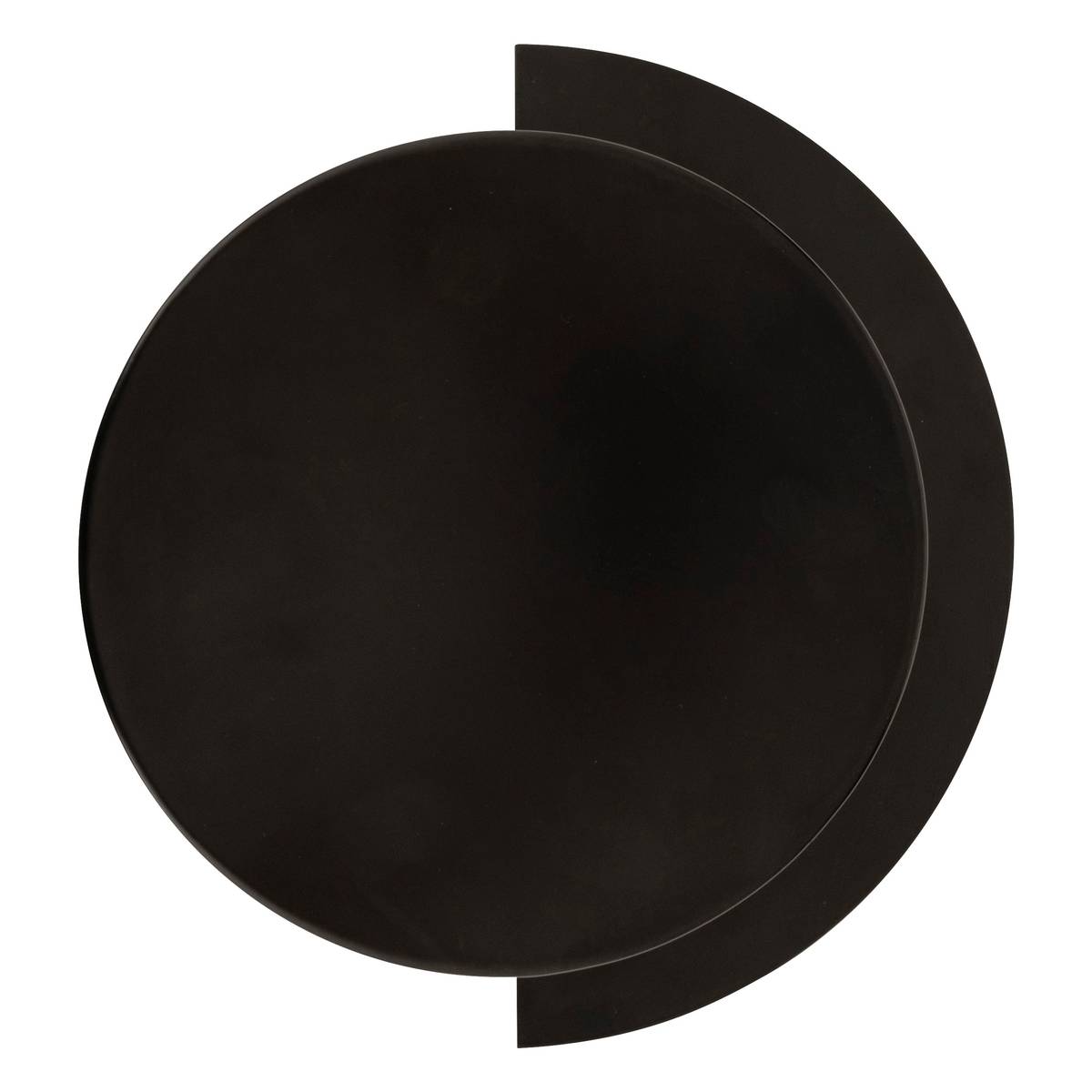 Wall lamp "Mysti" Black, 25x12 cm Amber