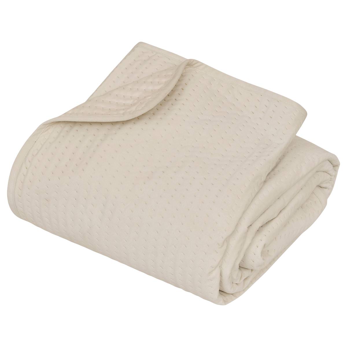 Bedspread and 2 pillowcases "Lilou" Ivory, 260x240 cm Ivory