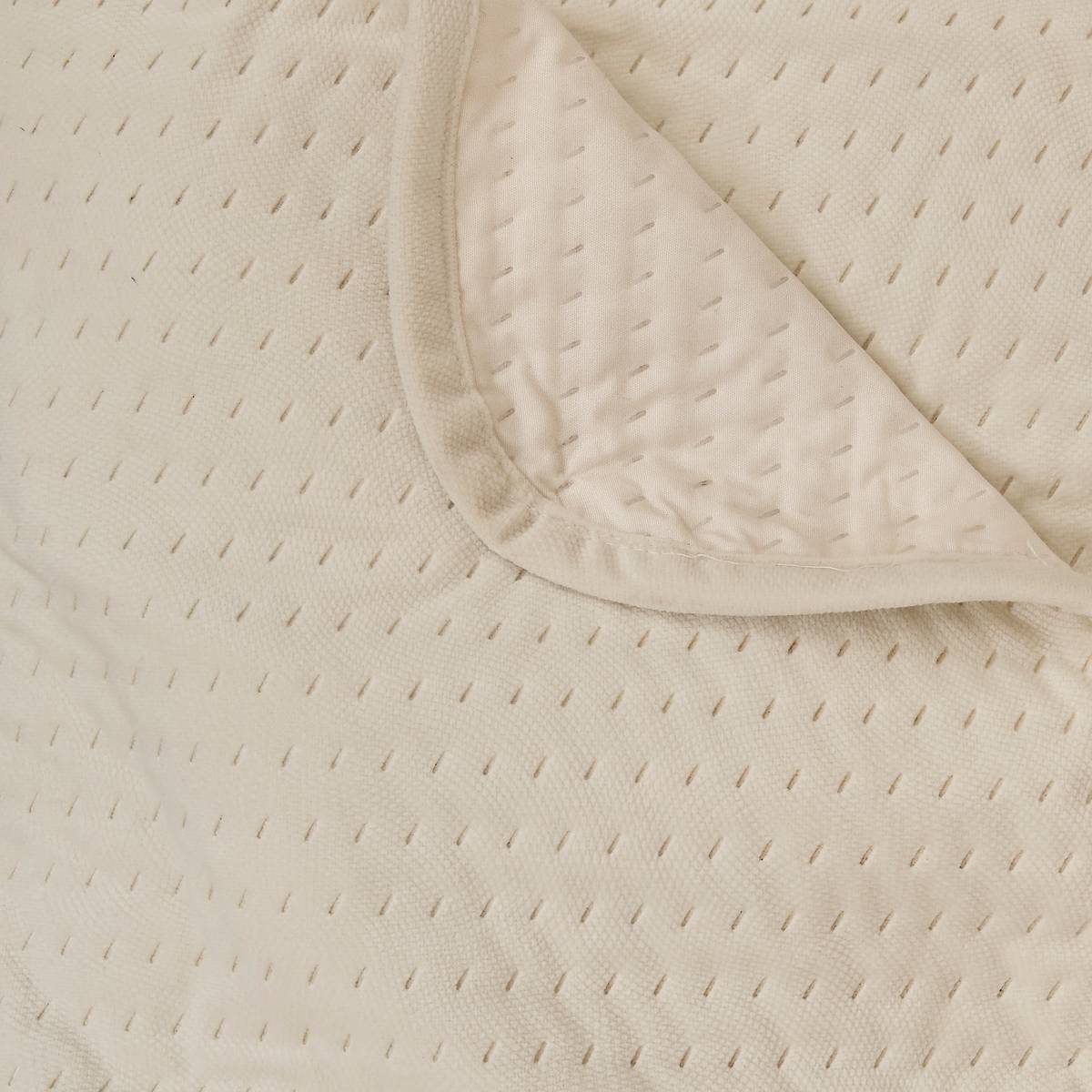 Bedspread and 2 pillowcases "Lilou" Ivory, 260x240 cm Ivory