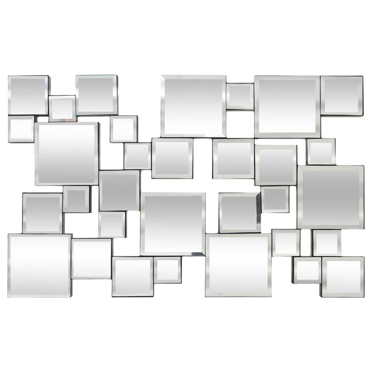 Wall mirrors "Jandira" Gray, 60x38 cm Grey