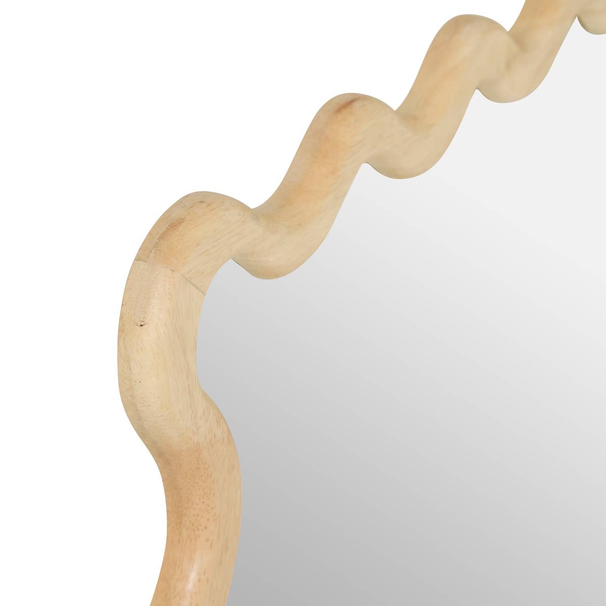 Wall Mirror "Brooke" Beige, 62x48 cm Beige