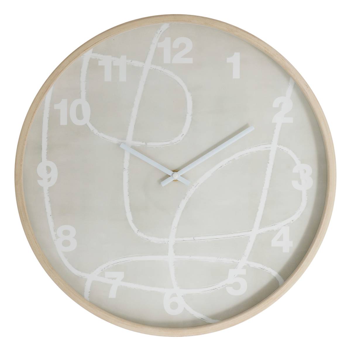 Clock "Greta" Brown, Ø 38 cm Brown