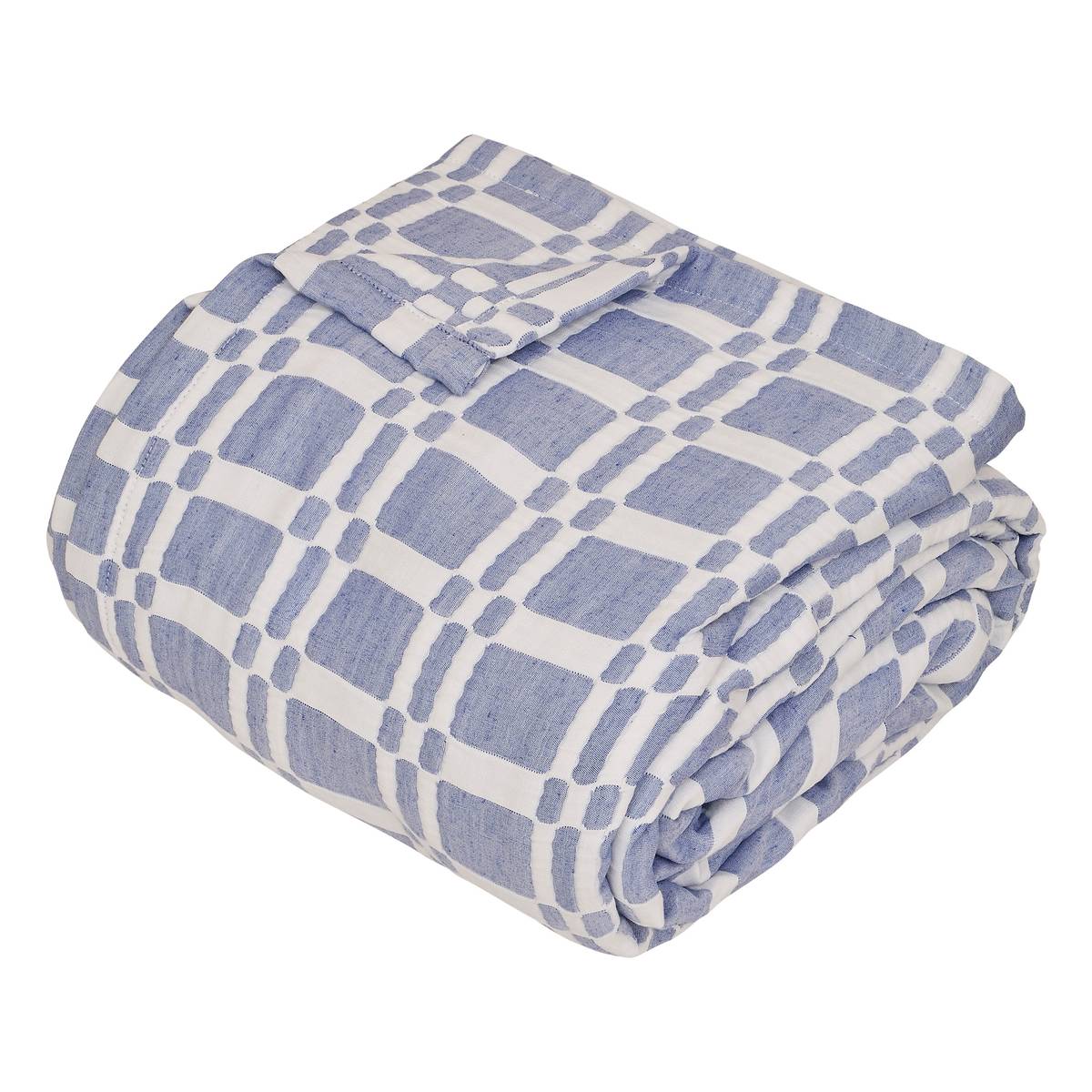 Bedspread "Nuvia" Indigo Blue, 260x240 cm Blue