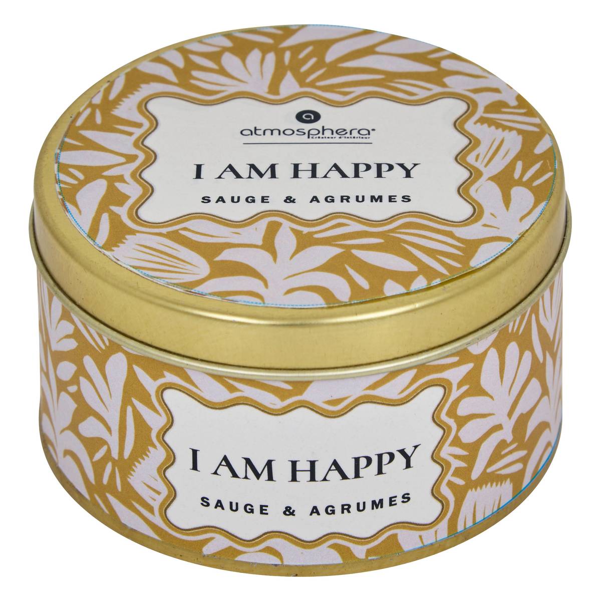 "Sujan" Candle Set 8 candles, Various scents Gold