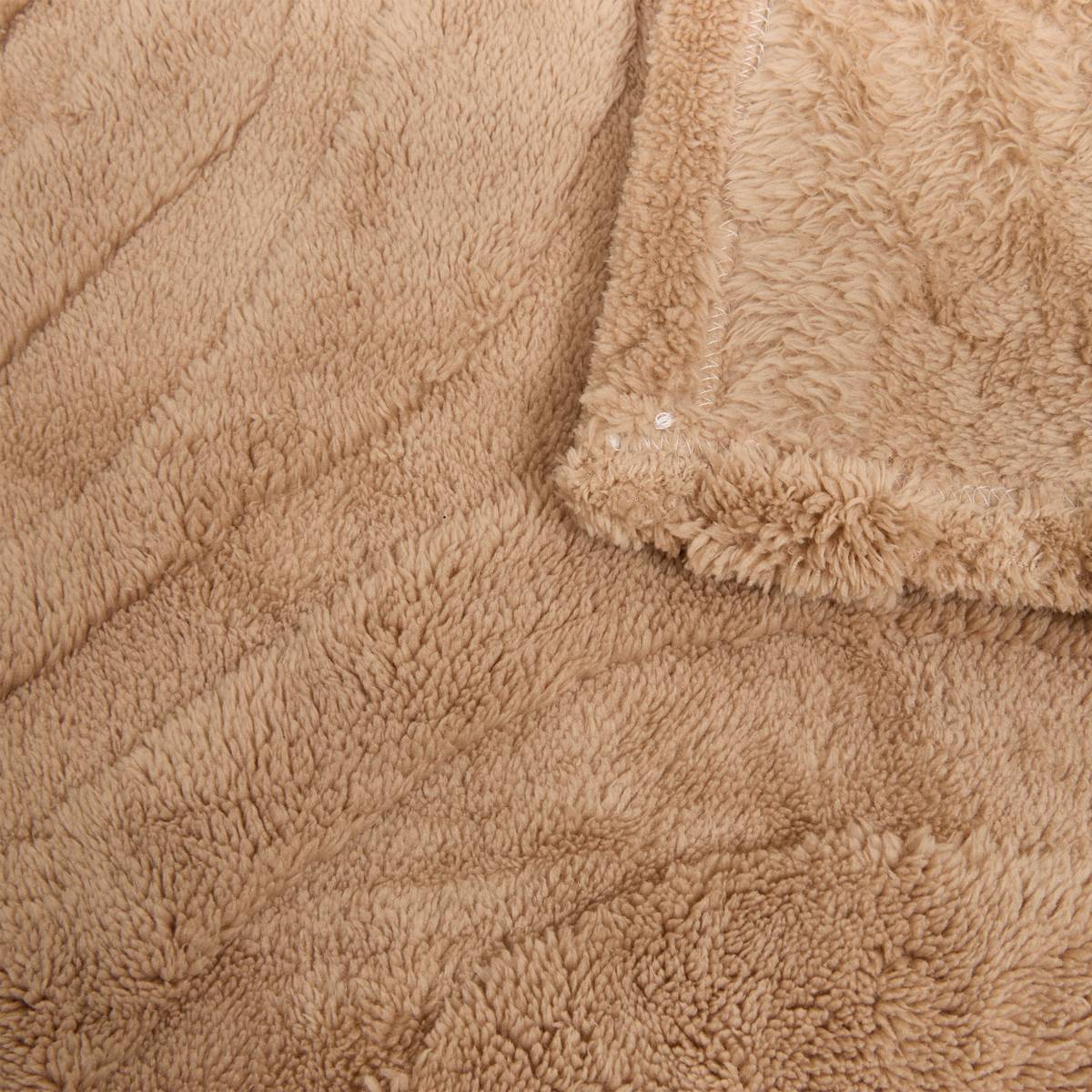 Plaid "Opal" 170x130 cm Beige
