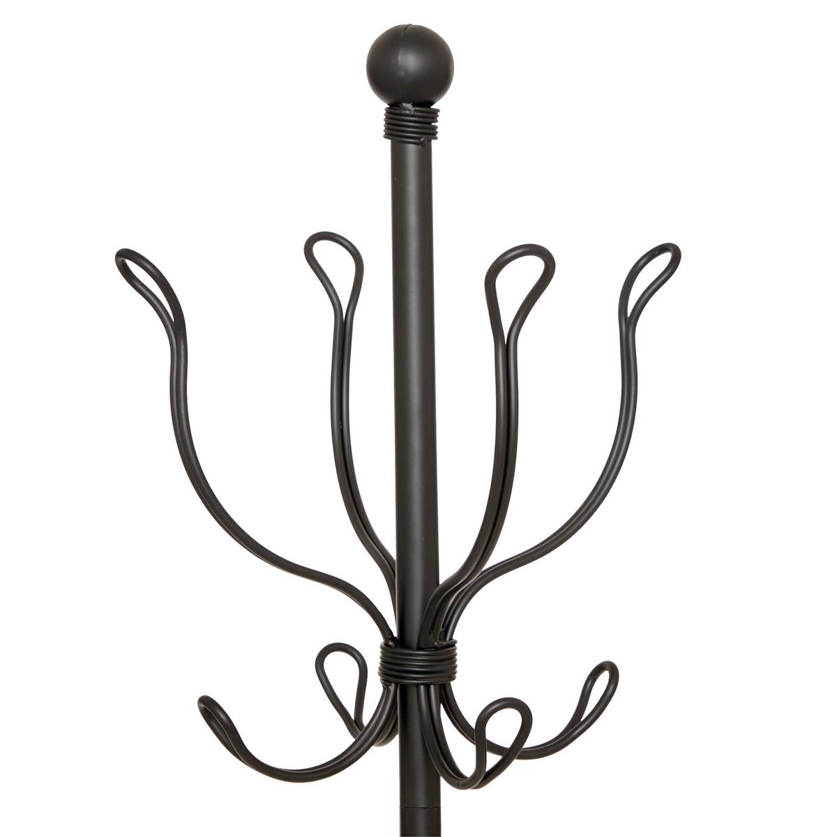 Coat Rack "Remo" H.23 cm, Black Black