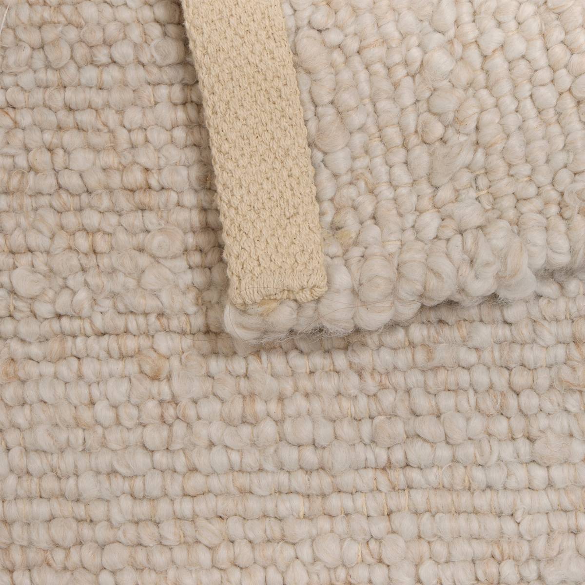 Wool effect rug "Volna" Ivory, 230x160 cm Ivory