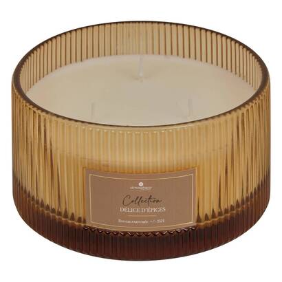 Scented candle "albie" candied orange - cinnamon - tonka bean, amber, 635g