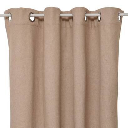 Insulating curtain "kys" beige linen, 140x260 cm