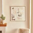 3D Canvas "Azariah" Beige, 78x78 cm Beige