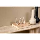Set of 3 "Aby" Statues Medium Beige, 6.5x5 cm Beige