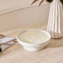 Scented Candle "Stony" Vanilla, White, 400g Vanilla