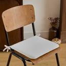 Chair cushion "Lilou" Ivory, 38x38 cm Ivory