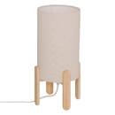 Table Lamp Sector "Rafa" Beige, H.37 cm Brown