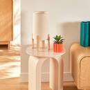 Table Lamp Sector "Rafa" Beige, H.37 cm Brown