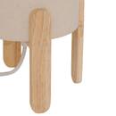 Table Lamp Sector "Rafa" Beige, H.37 cm Brown